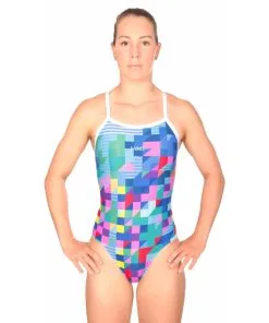 Maillot De Bain De Natation Femme Mako Nereid Pixel