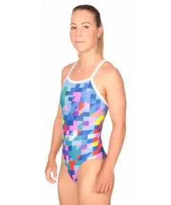 Maillot De Bain De Natation Femme Mako Nereid Pixel -Combinaisons Hommes Mrillots Oe Bain soldes nereid pixel2