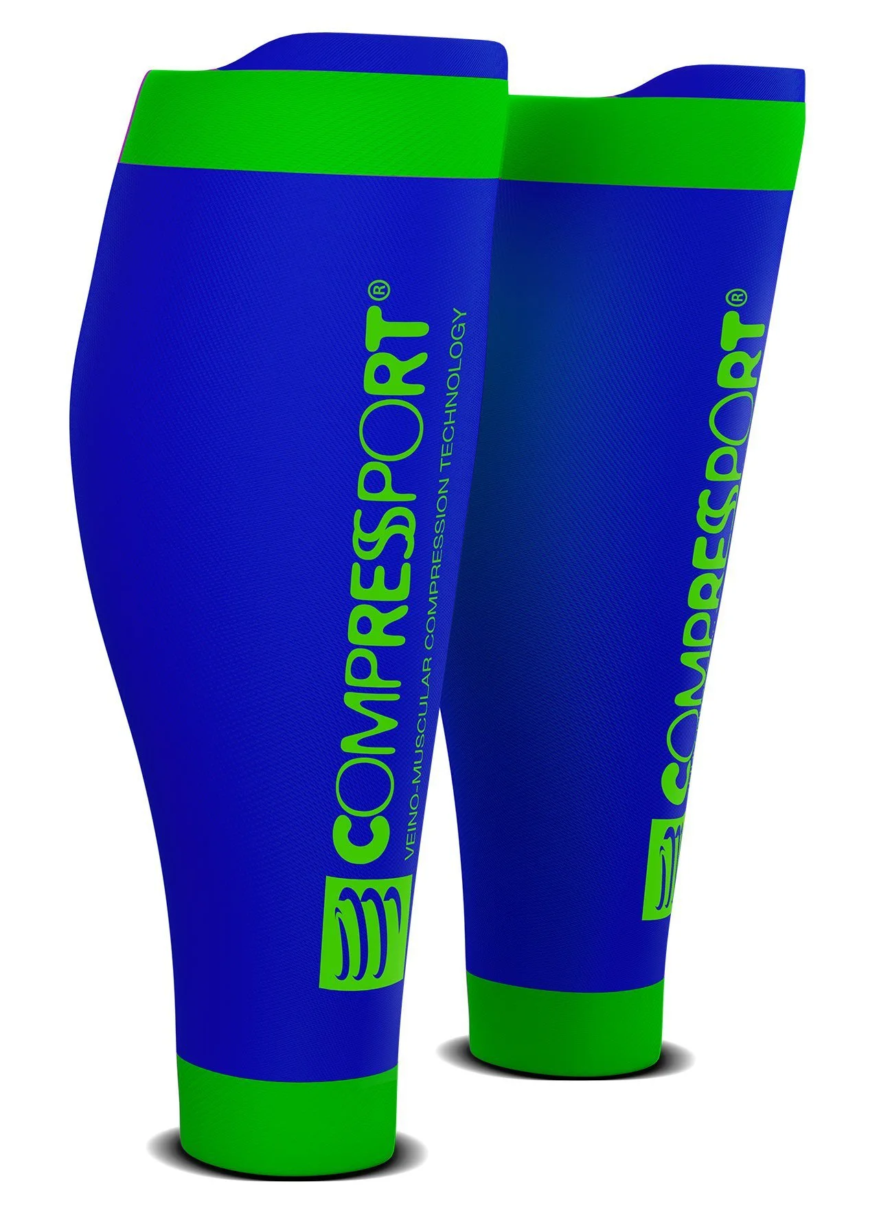 Compression Sportive Compressport Calf R2 V2 Blue 3 Compression Sportive Compressport Calf R2 V2 Blue