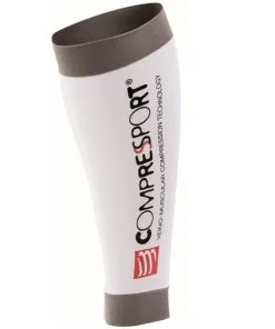 Compression Sportive Compressport Calf R2 Blanc