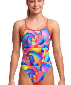 Maillot De Bain Funkita Fille Single Strap - Radar Rage