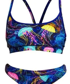 Maillot De Bain Funkita 2 Pièces Femme Schwimma Stinga -Combinaisons Hommes Mrillots Oe Bain soldes schwimma ladies 2p 3