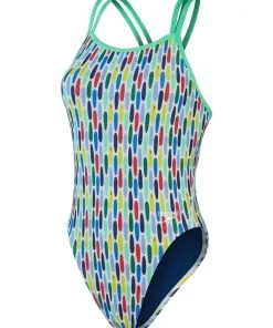 Maillot De Bain 1 Pièce SPEEDO Allover Digital Starback Swimsuit - Surfboard Stack