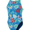 Maillot De Bain 1 Pièce SPEEDO Allover Digital Vback Swimsuit - Retro Floral -Combinaisons Hommes Mrillots Oe Bain soldes sp1 3