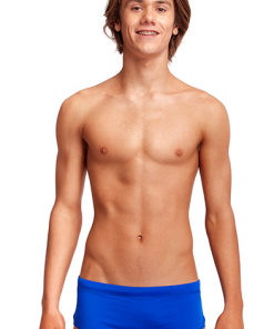 Maillot De Bain Funky Trunks Garçon Solid Still Speed Bleu