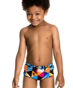 Maillot De Bain Funky Trunks Enfant Garçon Summer Snaps Multicolore