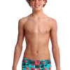 Maillot De Bain Funky Trunks Garçon Sunset Strip Vert -Combinaisons Hommes Mrillots Oe Bain soldes sunset strip