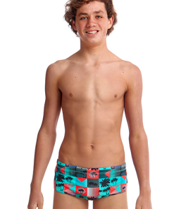 Maillot De Bain Funky Trunks Garçon Sunset Strip Vert