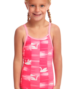 Maillot De Bain Funkita Enfant Fille Swan Lake Rose