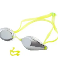 Lunettes De Natation Aquarapid Swimracing Mirror Fluo Green