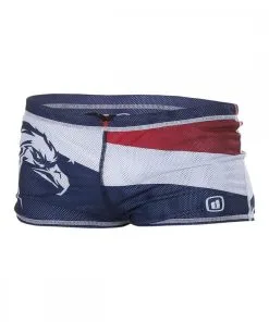 Maillot De Bain De Natation Et Triathlon Homme Zerod Drag Short USA Bleu