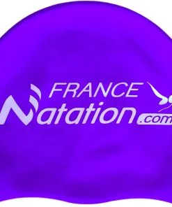 FraNat Bonnet Silicone De Natation France Natation Violet