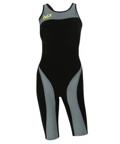 MP MICHAEL PHELPS Combinaison De Natation Femme MP X-Presso Black / Silver