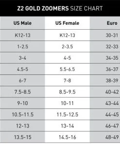 Palmes Courtes De Natation Finis Z2 Gold Zoomers -Combinaisons Hommes Mrillots Oe Bain soldes z2goldzoomers sizechart
