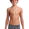 Maillot De Bain Funky Trunks Garçon Zebra Crossing Noir -Combinaisons Hommes Mrillots Oe Bain soldes zebra crossing 2