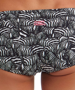 Maillot De Bain Funky Trunks Garçon Zebra Crossing Noir -Combinaisons Hommes Mrillots Oe Bain soldes zebra crossing 5